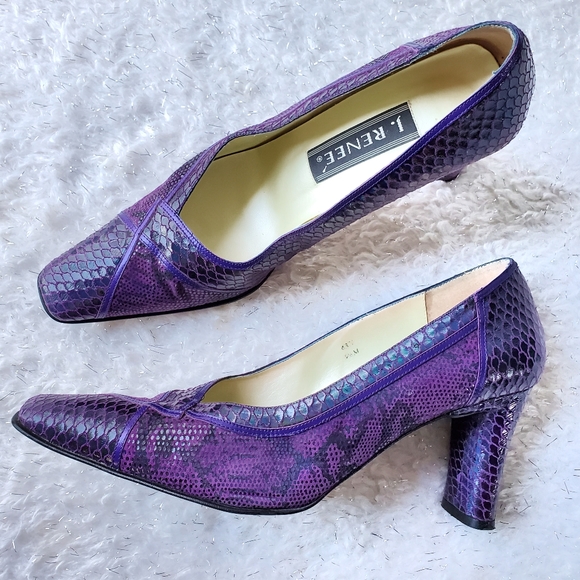 j renee purple pumps
